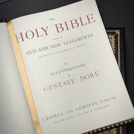 2848 the holy bible set gustave dor&eacute; title page1