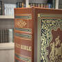 1963 1846 illuminated holy bible harper & brothers hubbed spine