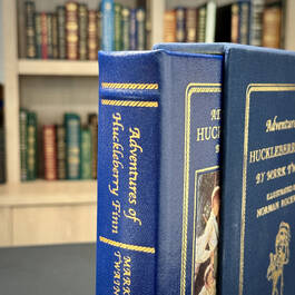 3834 the adventures of huckleberry finn twain hubbed spine