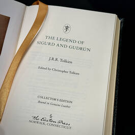 2353 Sigurd Gudrun Tolkien title satin ribbon 3