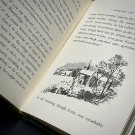 3964 old christmas washington irving archival paper