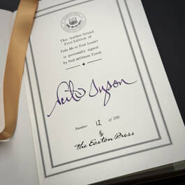 0875388 take me to your leader neil degrasse tyson hand numbered author signature
