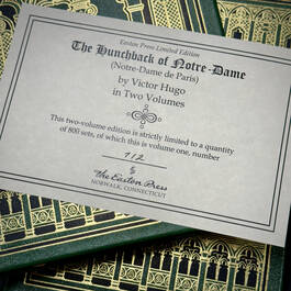 2782 the hunchback of notre dame victor hugo hand numbered