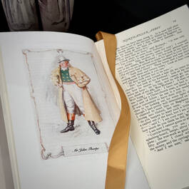 3557 Jane Austen Novels satin ribbon 