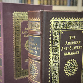 3373 the american anti slavery almanacs american anti slavery society hubbed spine