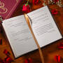 How Do I Love Thee Customized Leather Book, LPB 5351 vday location c