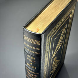 3998068 on the origin of species&nbsp; charles darwin gilded page
