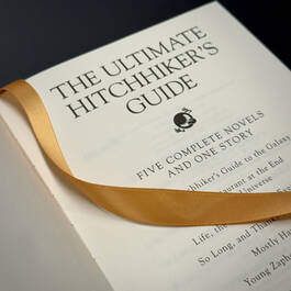 3068 the ultimate hitchhikers guide to the galaxy douglas adams satin ribbon