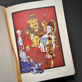 1985 the wonderful wizard of oz baum satin ribbon1