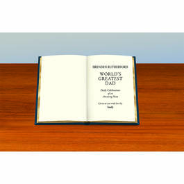 Personalized Leather Father Quote Book 5743 3