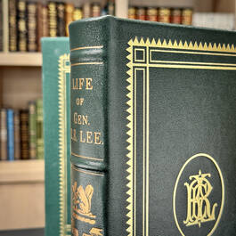 2943 a life of general robert e lee j.e. cook hubbed spine