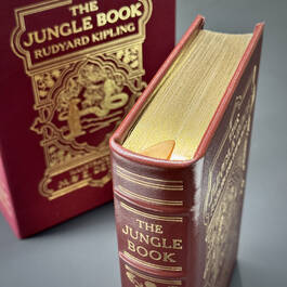 3391 the jungle book rudyard kipling gilded pages
