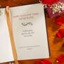 How Do I Love Thee Customized Leather Book, LPB 5351 vday location b