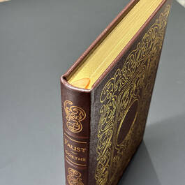 3998082 faust johann wolfgang gilded pages