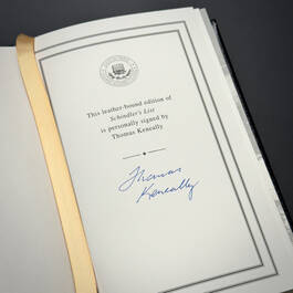 3275 schindler's list thomas keneally author signature