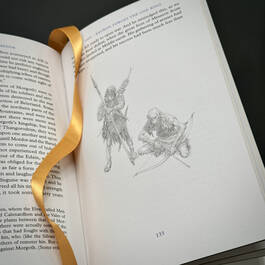 3953 Fall Númenor Tolkien satin ribbon 5