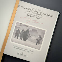3806 at the mountains of madness lovecraft author signature