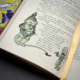 1985 the wonderful wizard of oz baum satin ribbon4