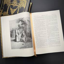 2848 the holy bible set gustave dor&eacute;&nbsp; satin ribbon4