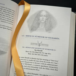 3953 Fall Númenor Tolkien satin ribbon 8