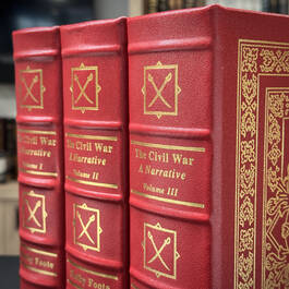 6564 the civil war set shelby foote hubbed spine