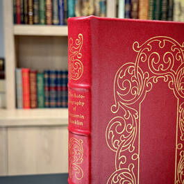 3998062 the autobiography of benjamin franklin&nbsp; benjamin franklin hubbed spine