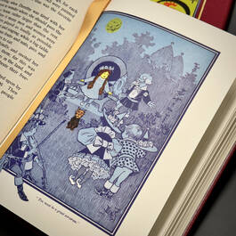 1985 the wonderful wizard of oz baum satin ribbon12