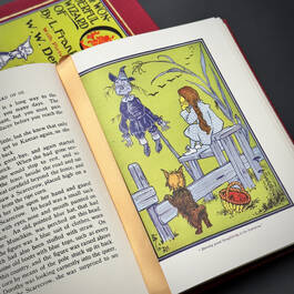 1985 the wonderful wizard of oz baum satin ribbon11