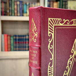 3998069 the red badge of courage&nbsp; stephen crane hubbed spine