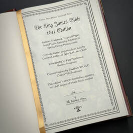 3962 the king james bible numbered title page