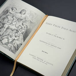 3638 fairy tales told again gustave dore title  page