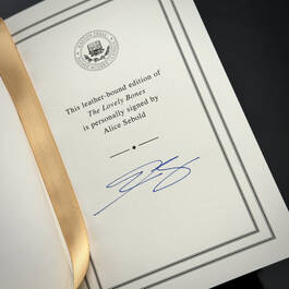 6483 the lovely bones sebold author signature