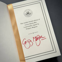 6500 a lion among men gregory maguire author signature
