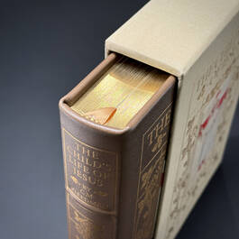 3788 the childs life of jesus steedman gilded pages