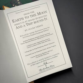 3646 from the earth to the moon jules verne hand numbered