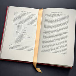 3998062 the autobiography of benjamin franklin&nbsp; benjamin franklin satin ribbon