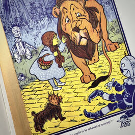 1985 the wonderful wizard of oz baum satin ribbon9