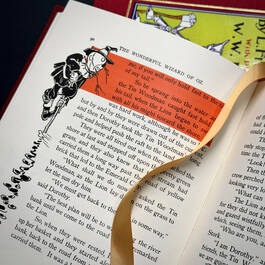 1985 the wonderful wizard of oz baum satin ribbon7